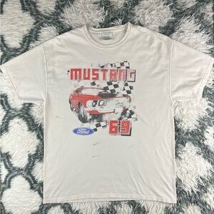 Comfort Wash Men's 1969 Ford Mustang T-Shirt Size XL Short Sleeve